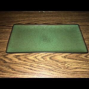 Gabbay Pottery Serving Tray Green Fusion Wasabi
